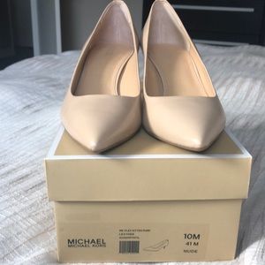 Michael Kors flex kitten pump Nude 10
